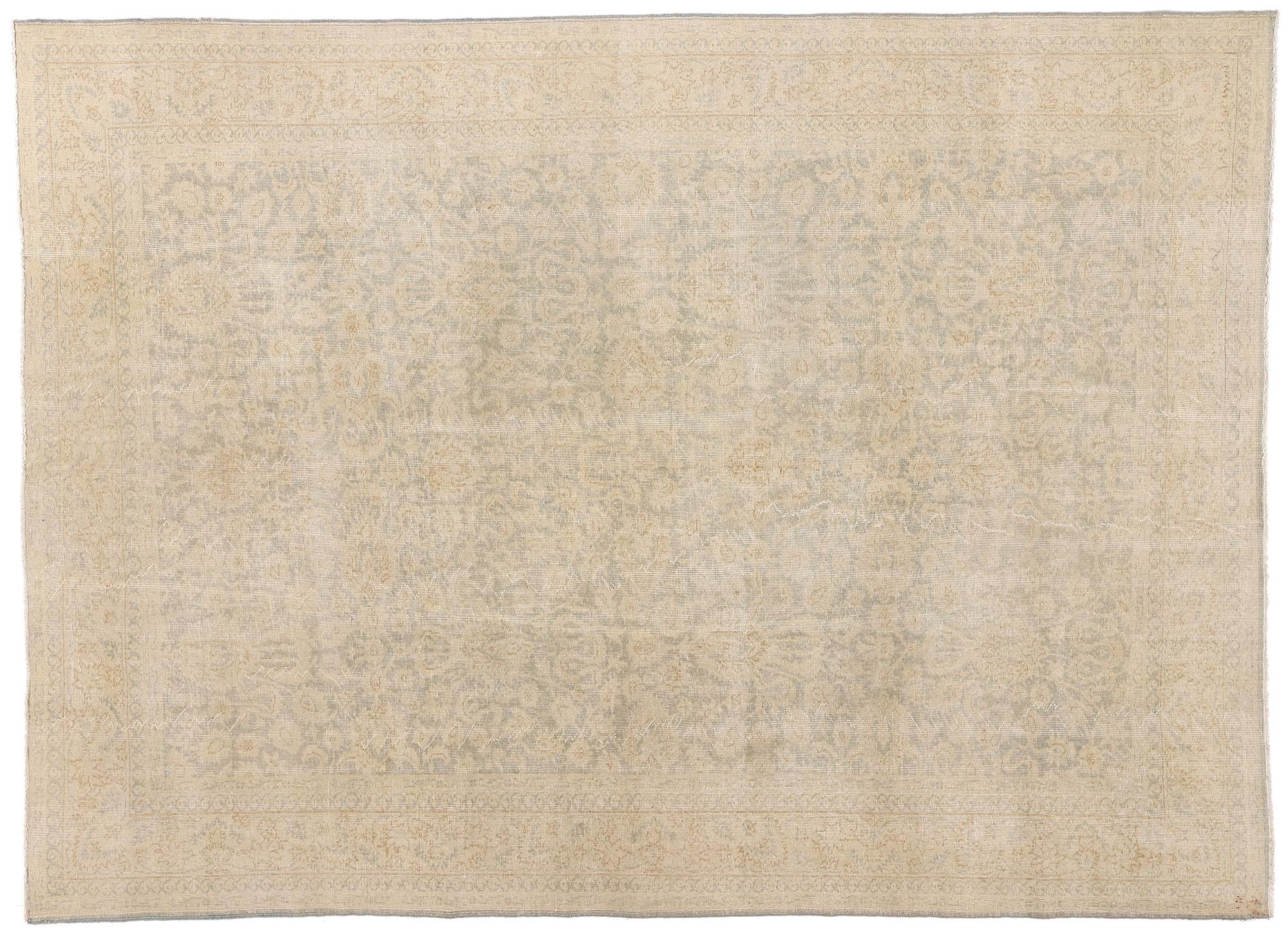 1950's Turkish Sivas Carpet with Modern Style For Sale 2