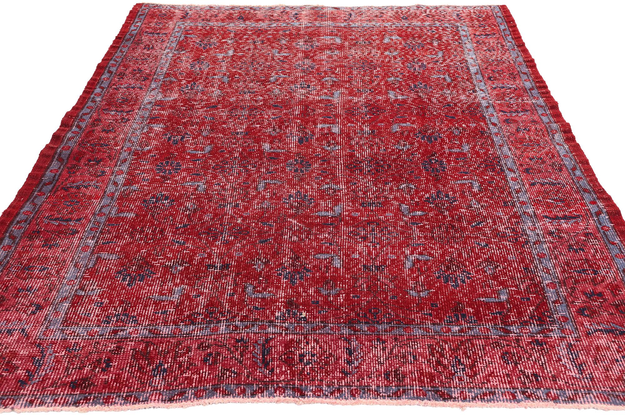 Alfombra Sivas Turca Vintage Desgastada Rústico en venta