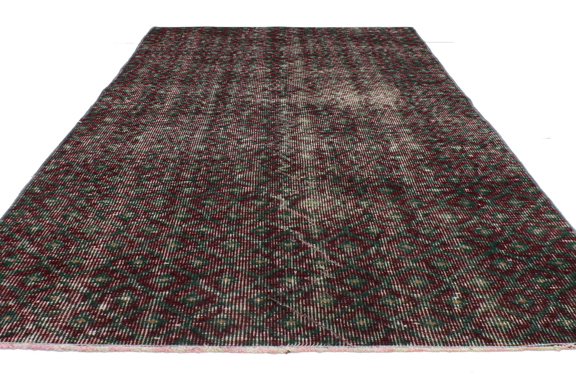 Turc Tapis Sivas turc vintage vieilli en vente