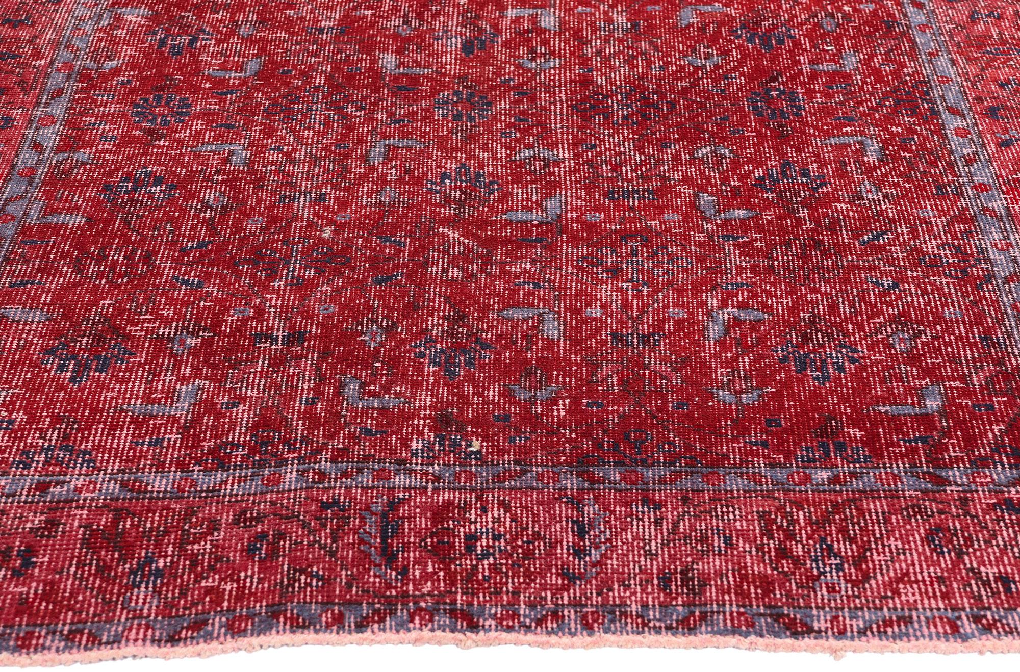 Alfombra Sivas Turca Vintage Desgastada Turco en venta