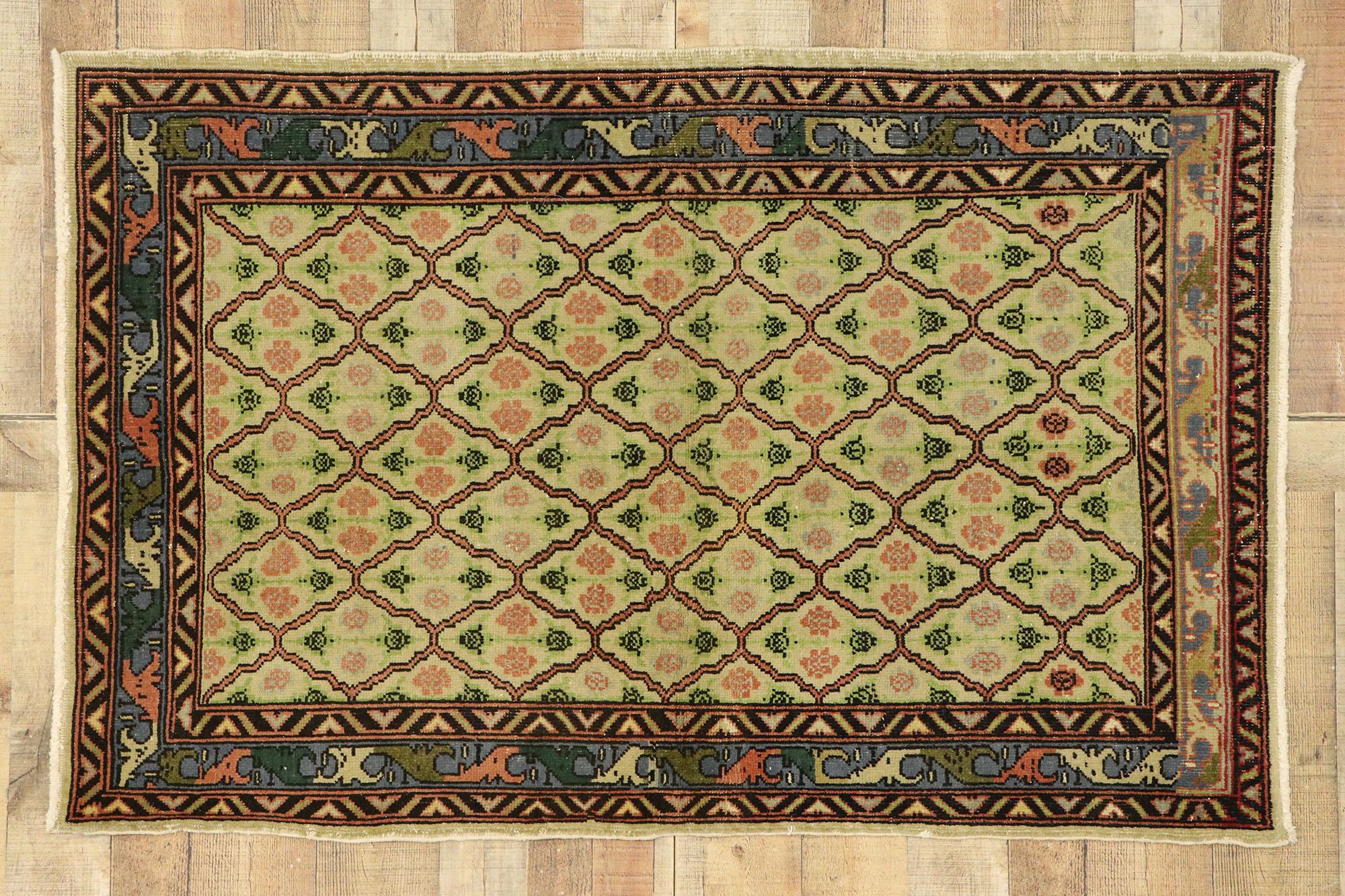 Alfombra Sivas Turca Vintage Desgastada Lana en venta
