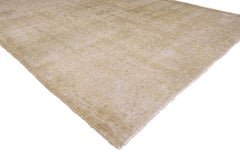 Distressed Vintage Turkish Sivas Rug