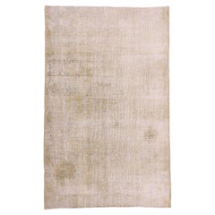 Distressed Vintage Turkish Sivas Rug