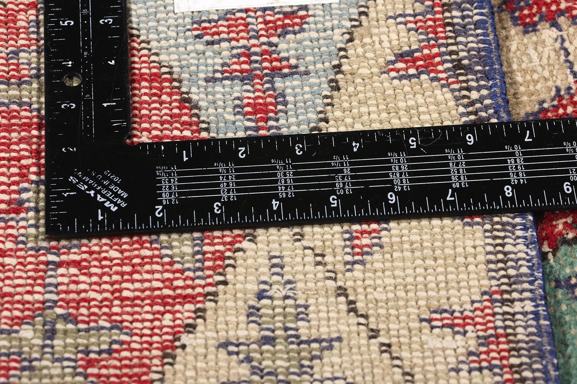 Art nouveau Tapis turc Sivas vintage Zeki Muren vieilli en vente