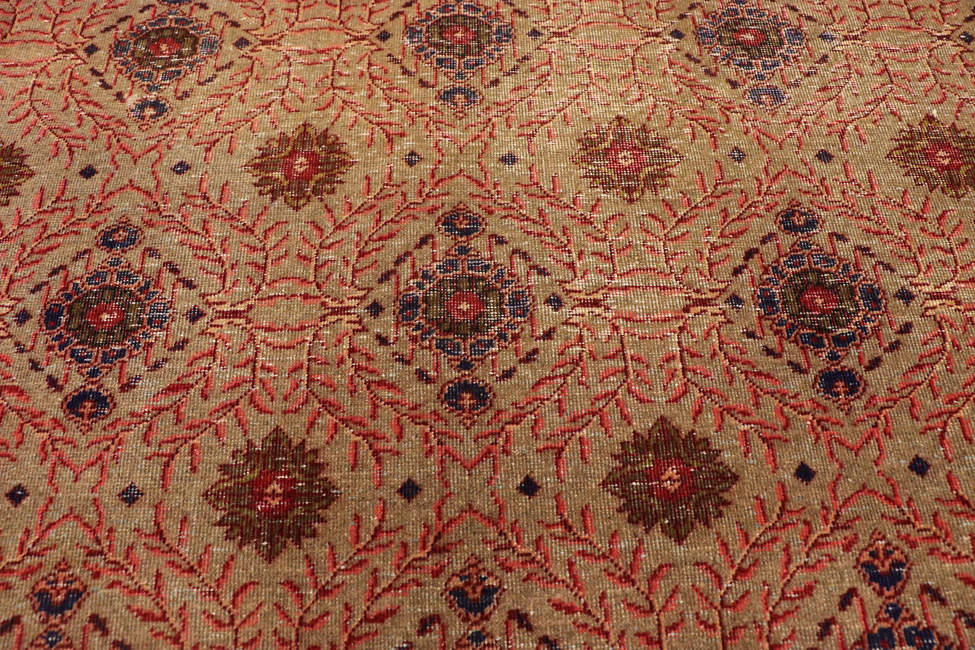 Turc Tapis Sivas turc vintage en mauvais état:: style artisanal rustique et moderne en vente