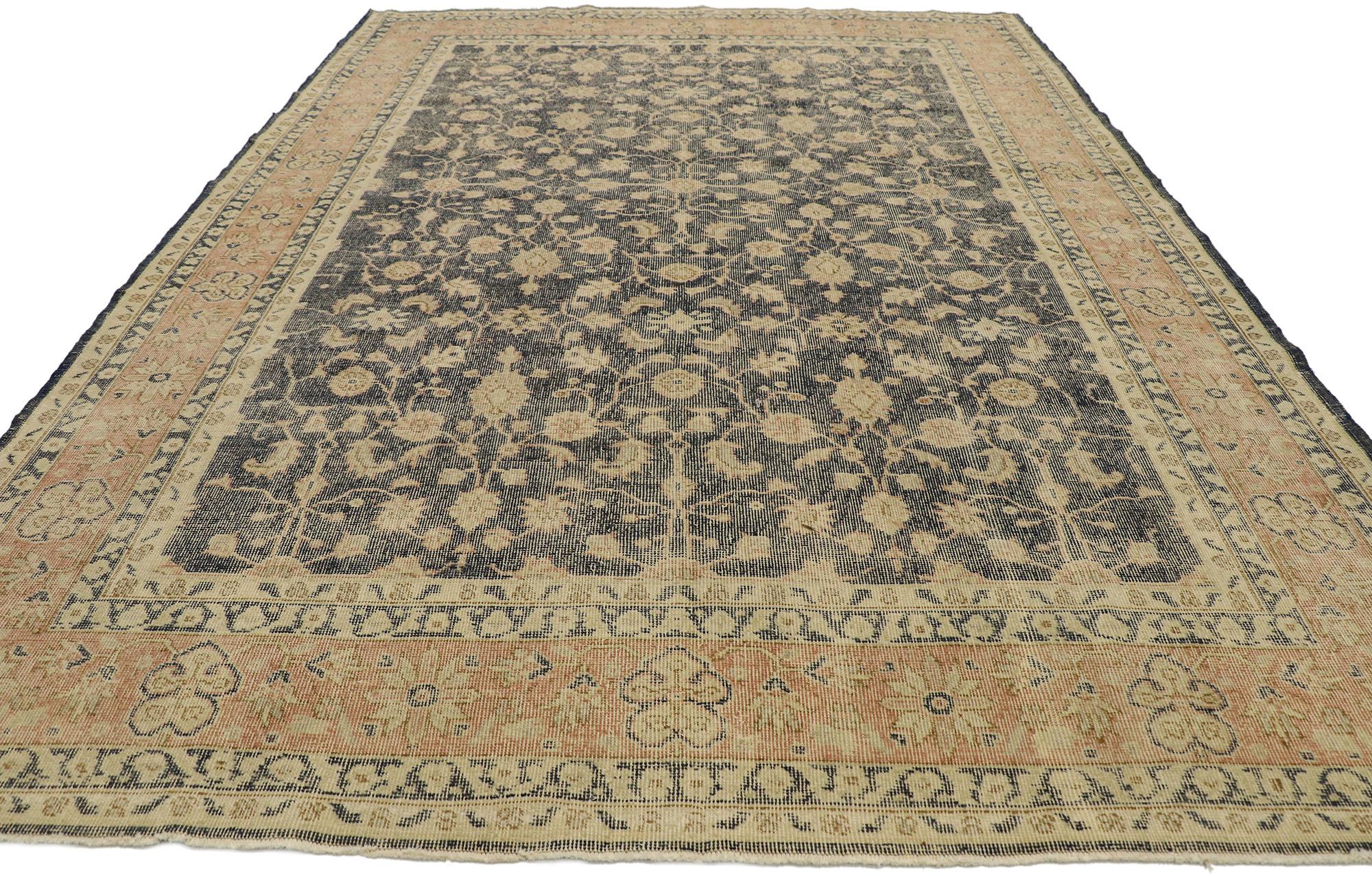 Turco Tappeto Sivas turco d'epoca con rustico stile coloniale americano  Stile in vendita
