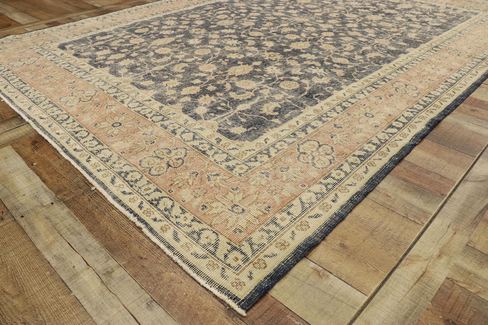 XX secolo Tappeto Sivas turco d'epoca con rustico stile coloniale americano  Stile in vendita
