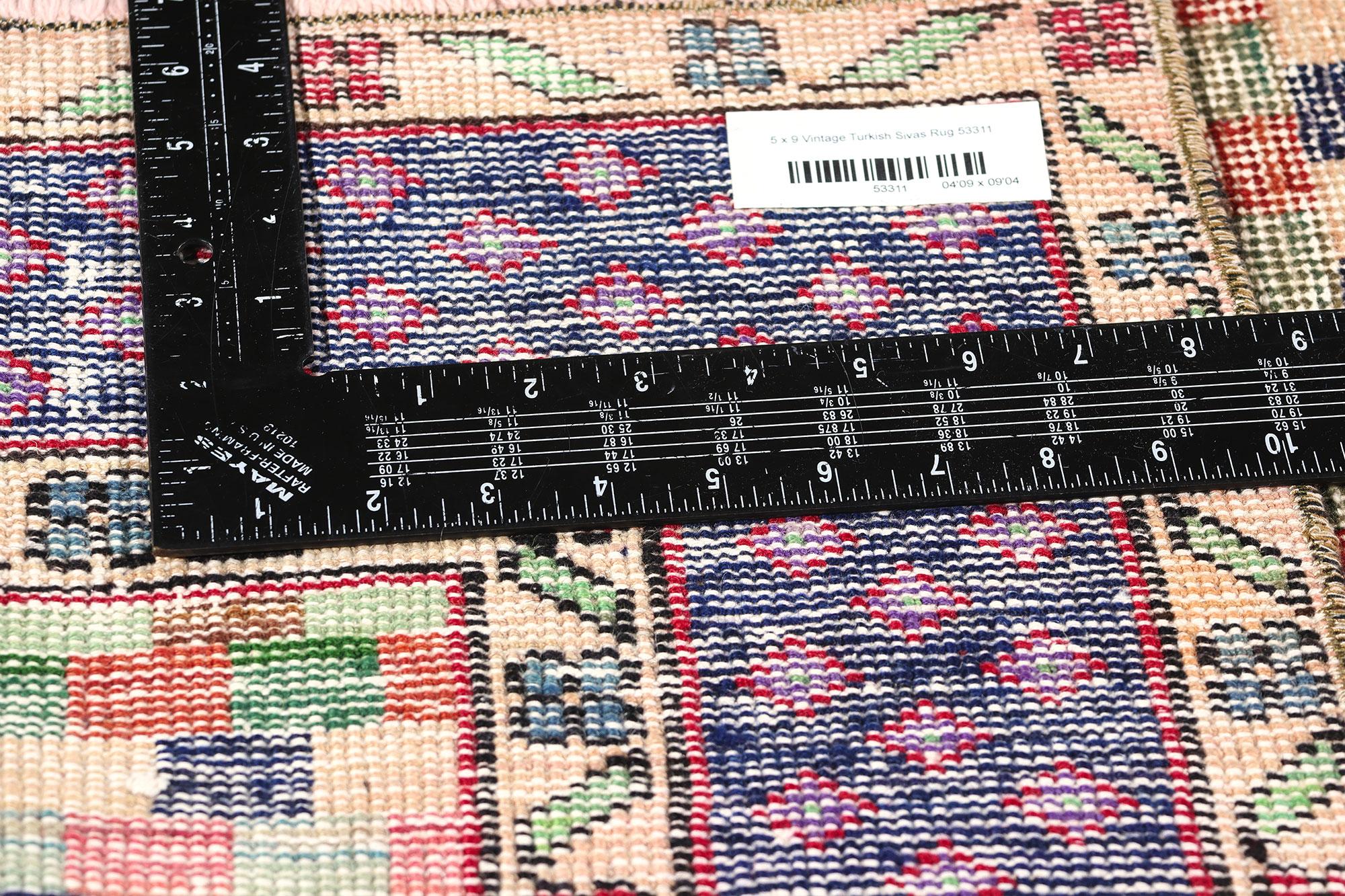 20th Century Zeki Muren Vintage Turkish Sivas Rug For Sale