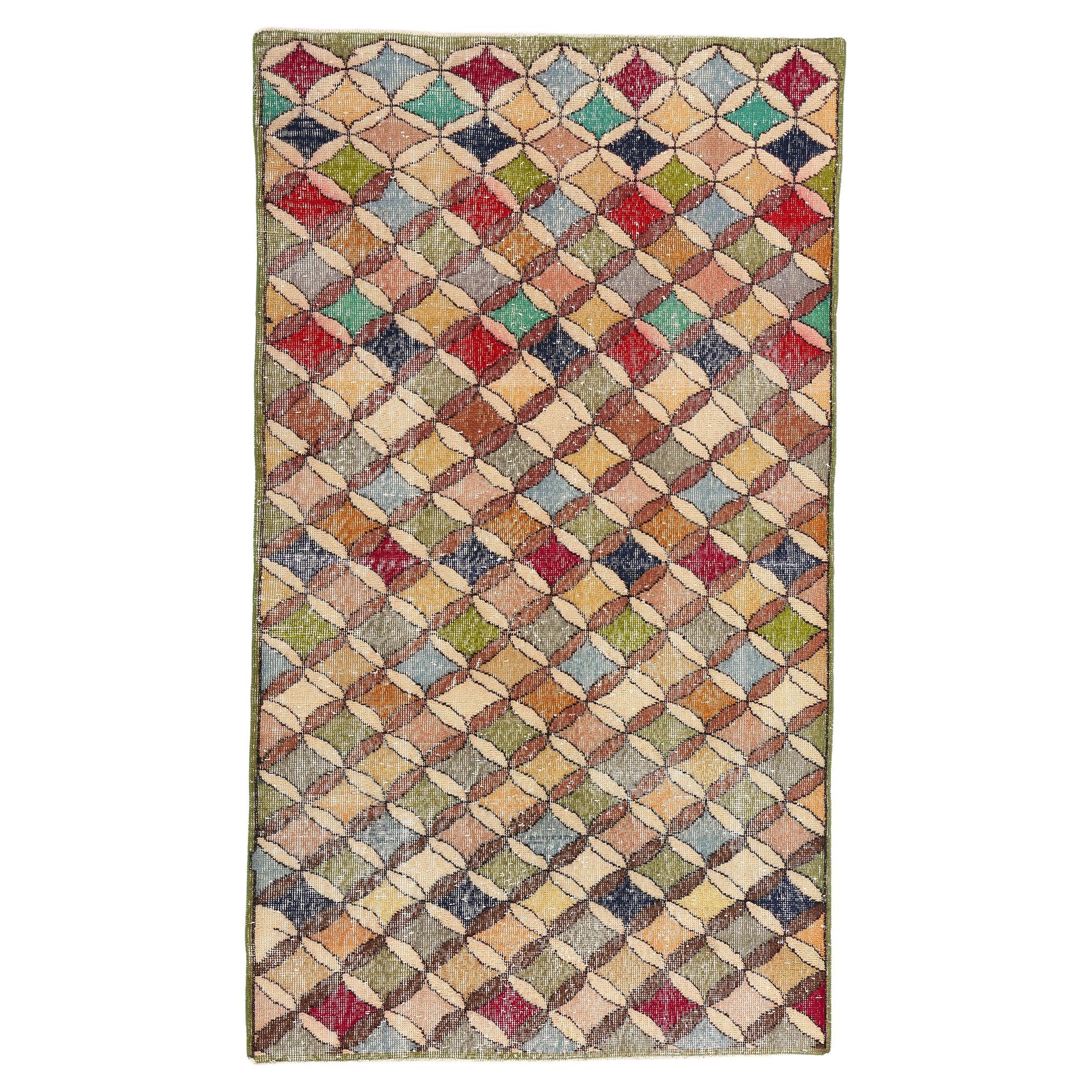 Tapis turc Sivas vintage Zeki Muren en vente