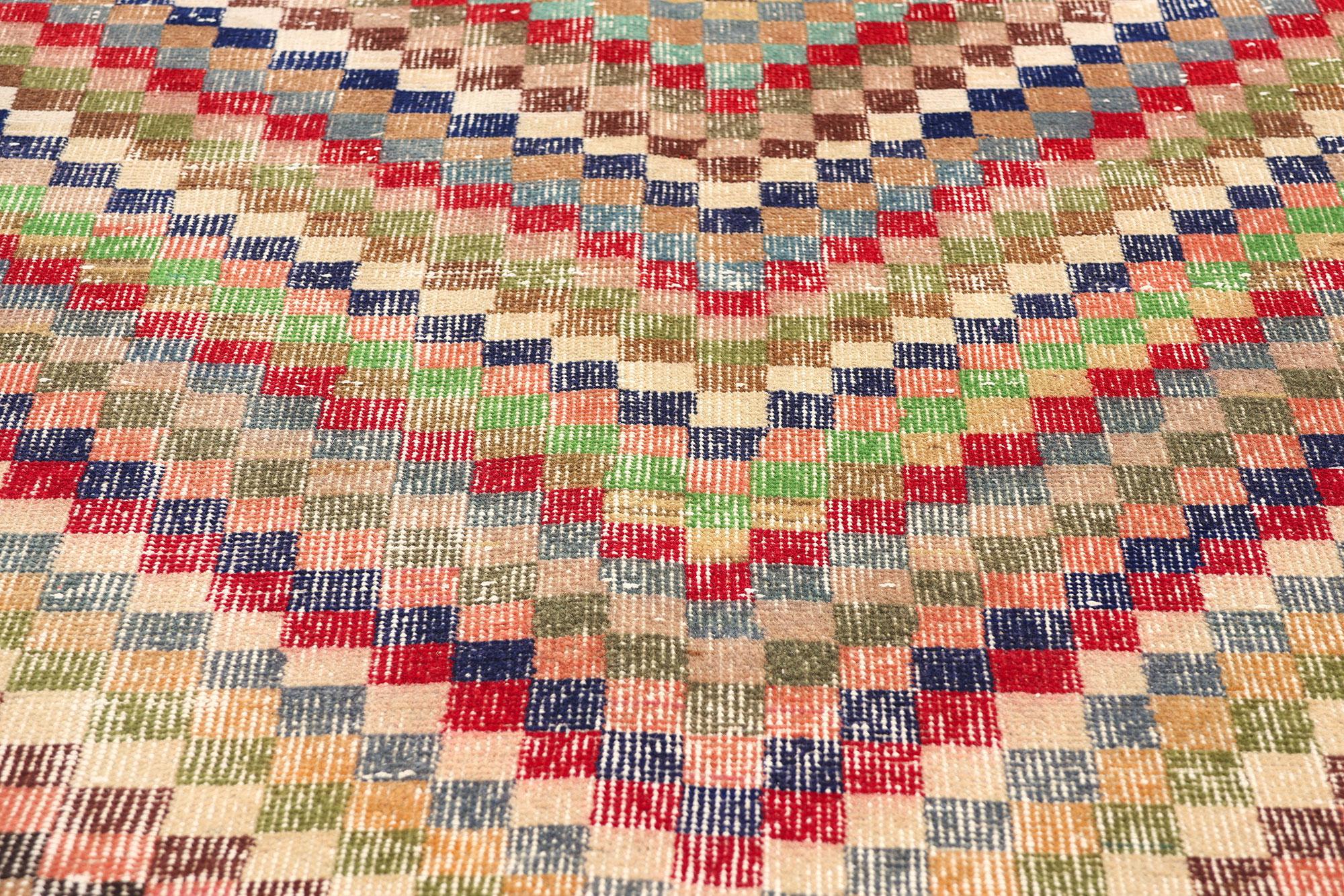 Noué à la main Tapis turc Sivas vintage Zeki Muren en vente