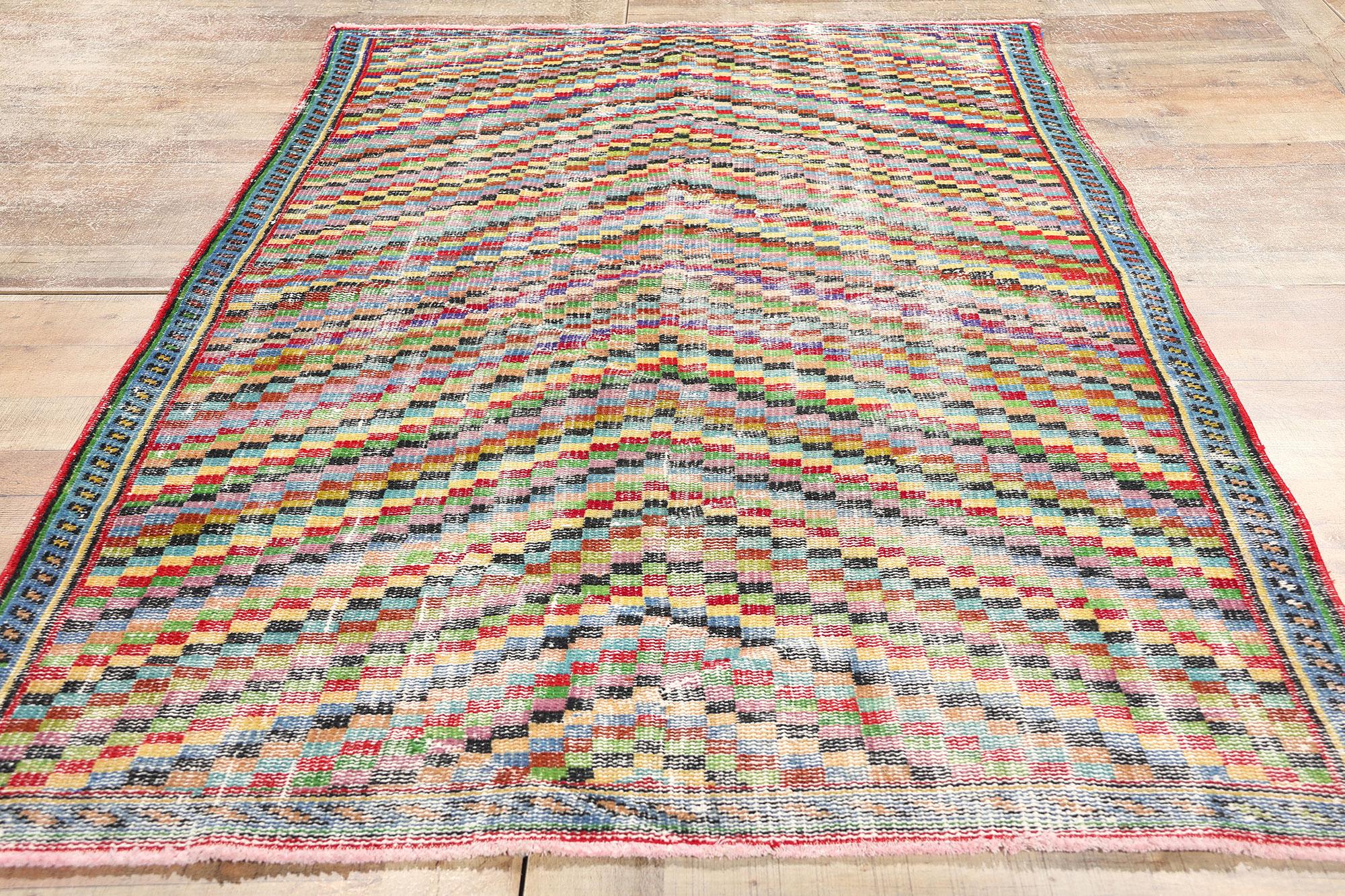 Alfombra Sivas Turca Vintage Zeki Muren Lana en venta