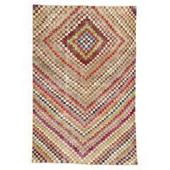 Zeki Muren Vintage Turkish Sivas Rug