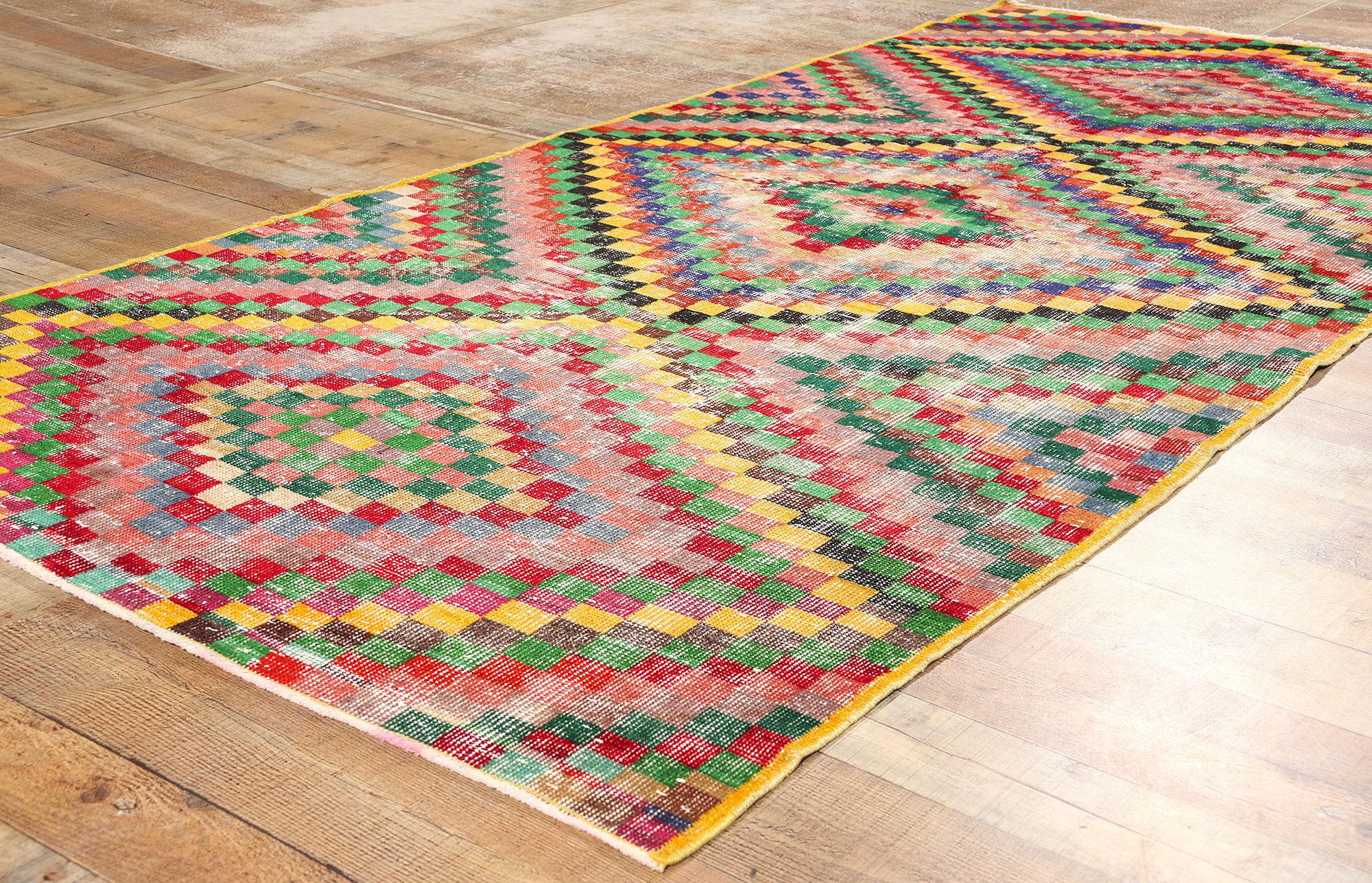 Alfombra Sivas Turca Vintage Zeki Muren siglo XX en venta