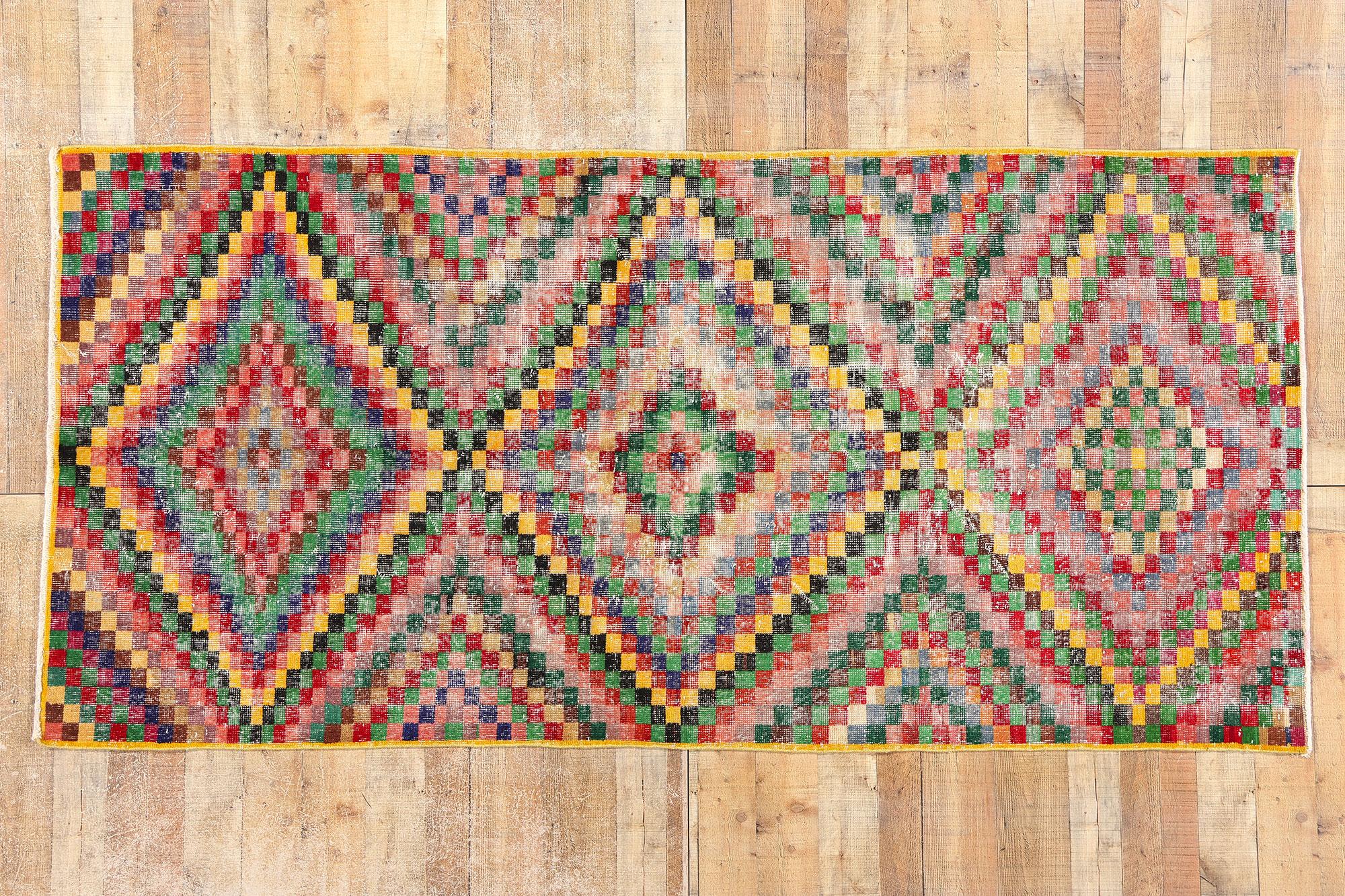 Alfombra Sivas Turca Vintage Zeki Muren en venta 1