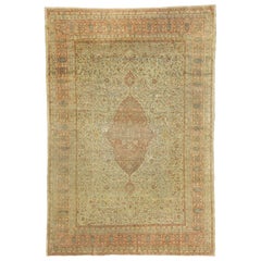 Distressed Vintage Turkish Sivas Rug with Rustic Northwestern Artisan Style