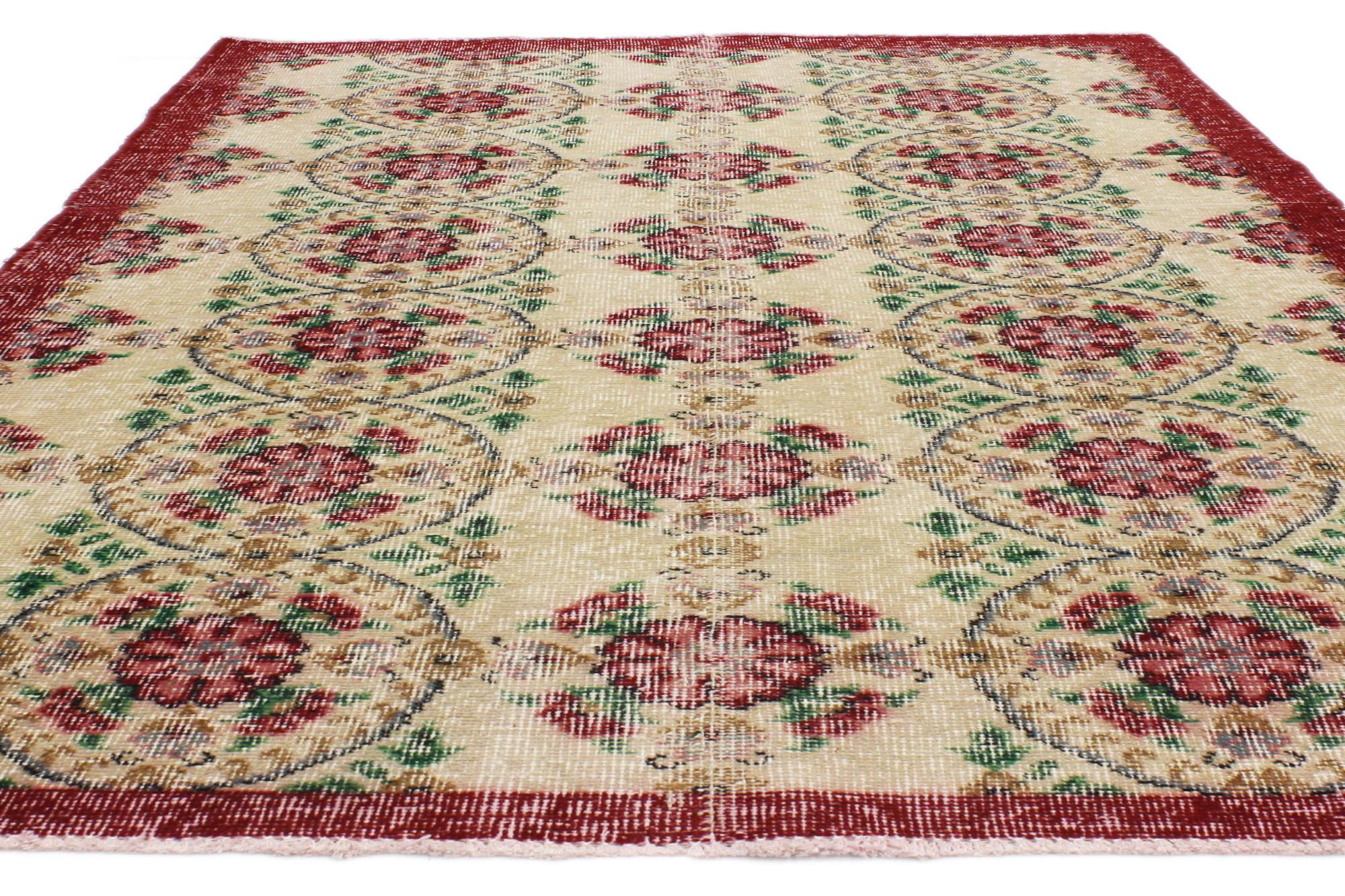 Türkischer Sivas-Teppich, Vintage (Land) im Angebot