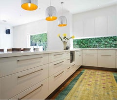 Distressed Vintage Turkish Sivas Runner with Industrial Art Deco Style