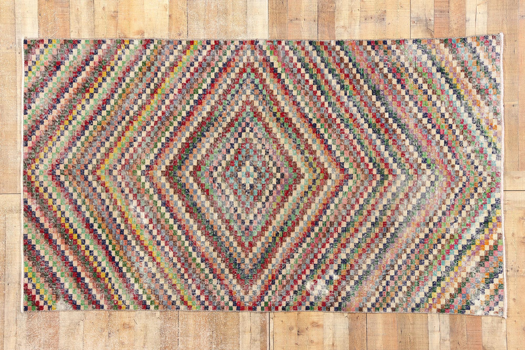 Zeki Muren Vintage Turkish Sivas Rug For Sale 2