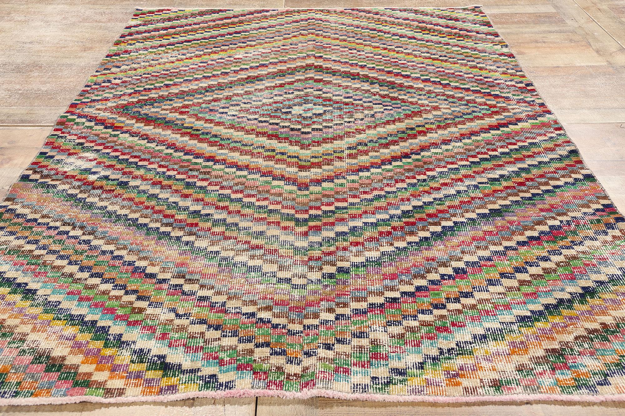 Zeki Muren Vintage Turkish Sivas Rug For Sale 1