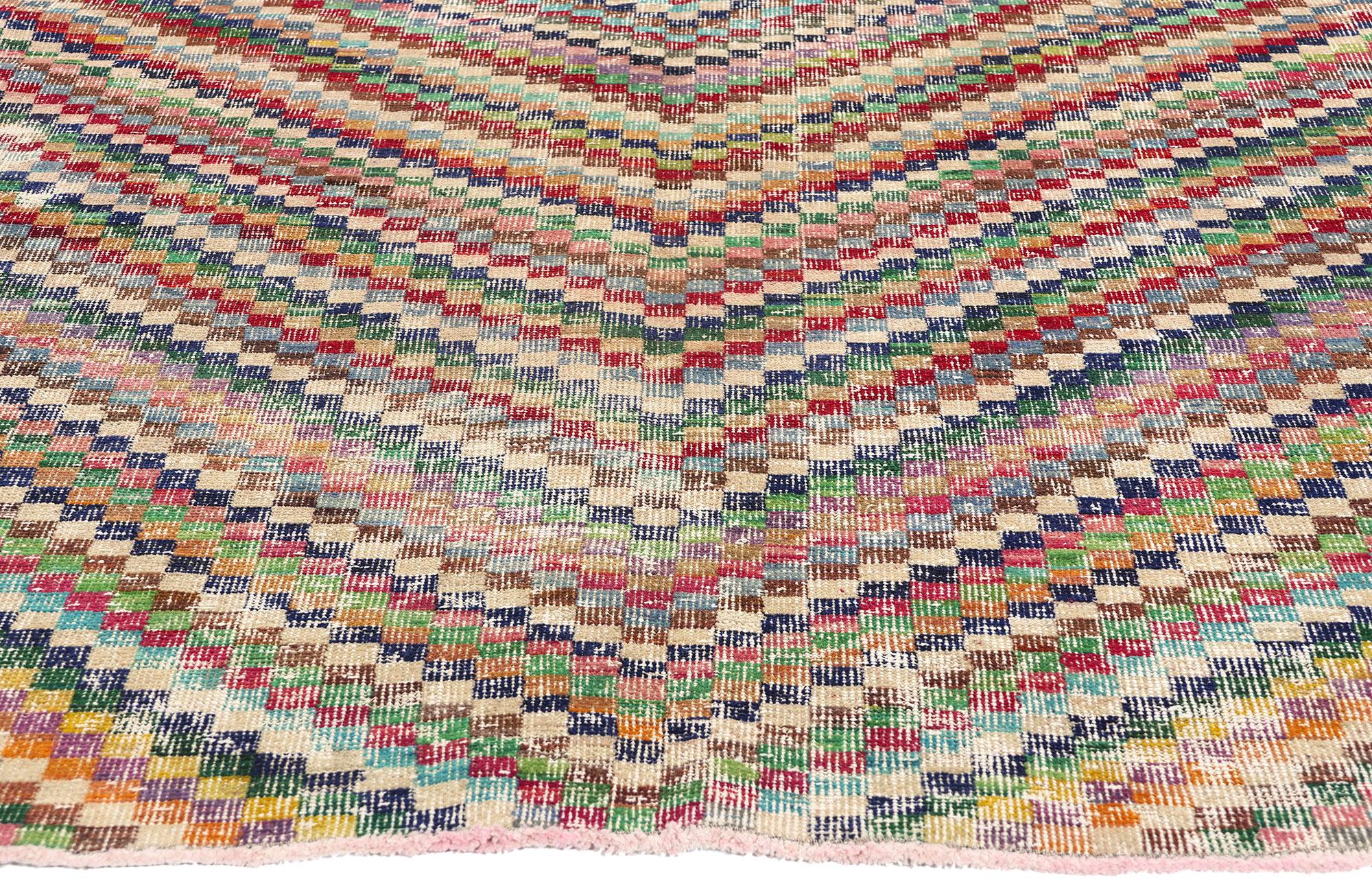 Hand-Knotted Zeki Muren Vintage Turkish Sivas Rug For Sale