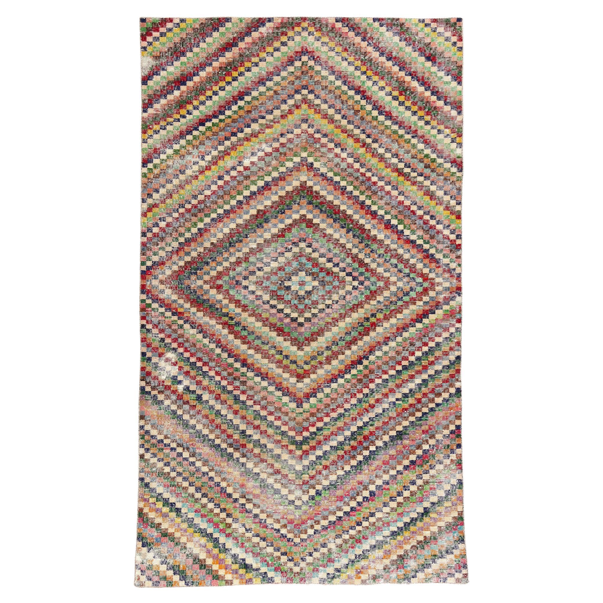 Zeki Muren Vintage Turkish Sivas Rug For Sale