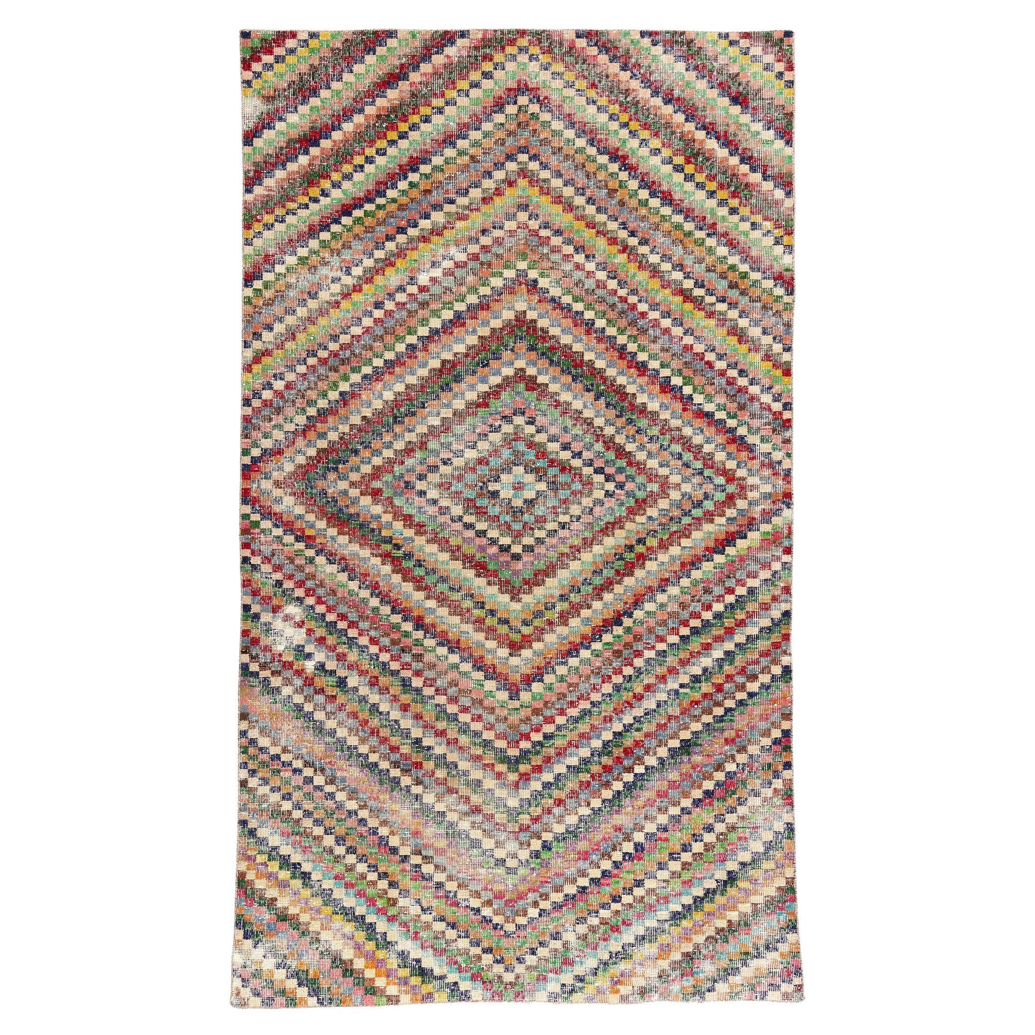 Zeki Muren Vintage Turkish Sivas Rug