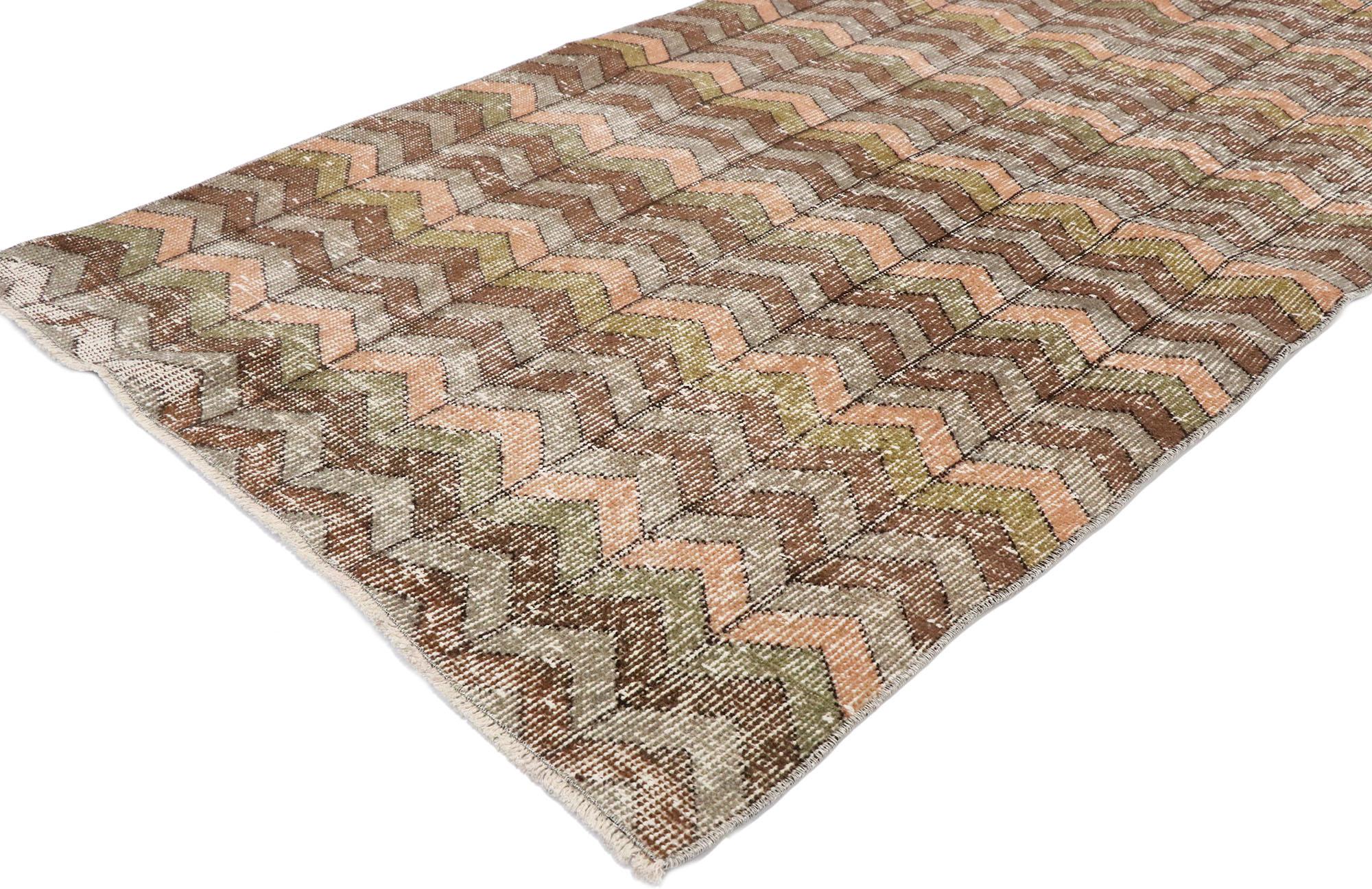 Bohémien Runner Sivas turco vintage e invecchiato con stile rustico e Boho Chic in vendita
