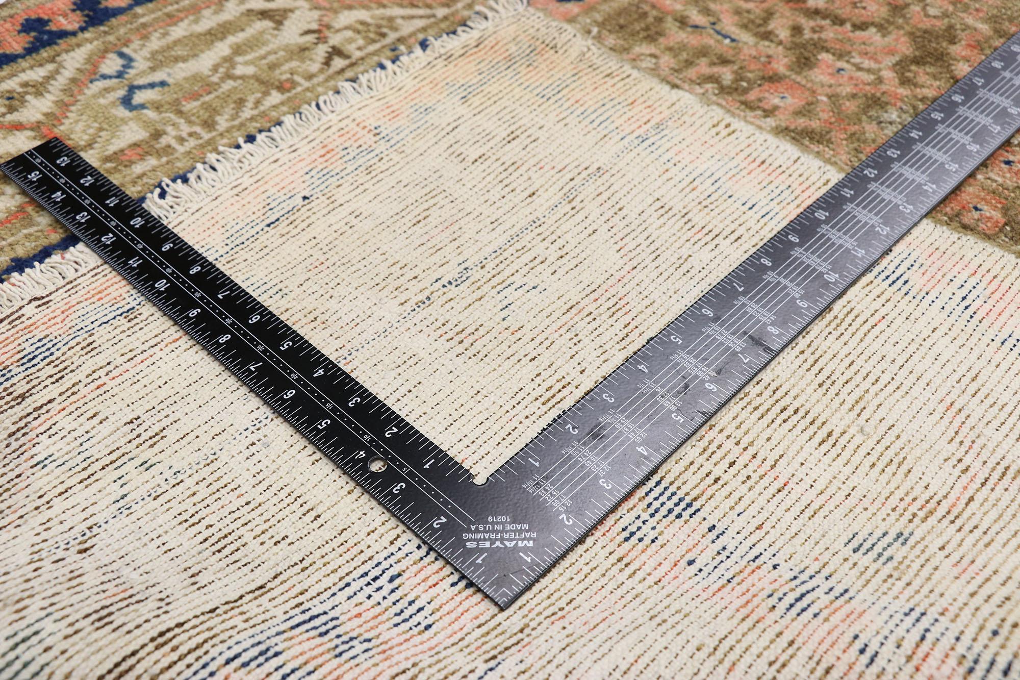 20th Century Distressed Vintage Turkish Sivas Runner with Rustic Pacific Northwest Style For Sale