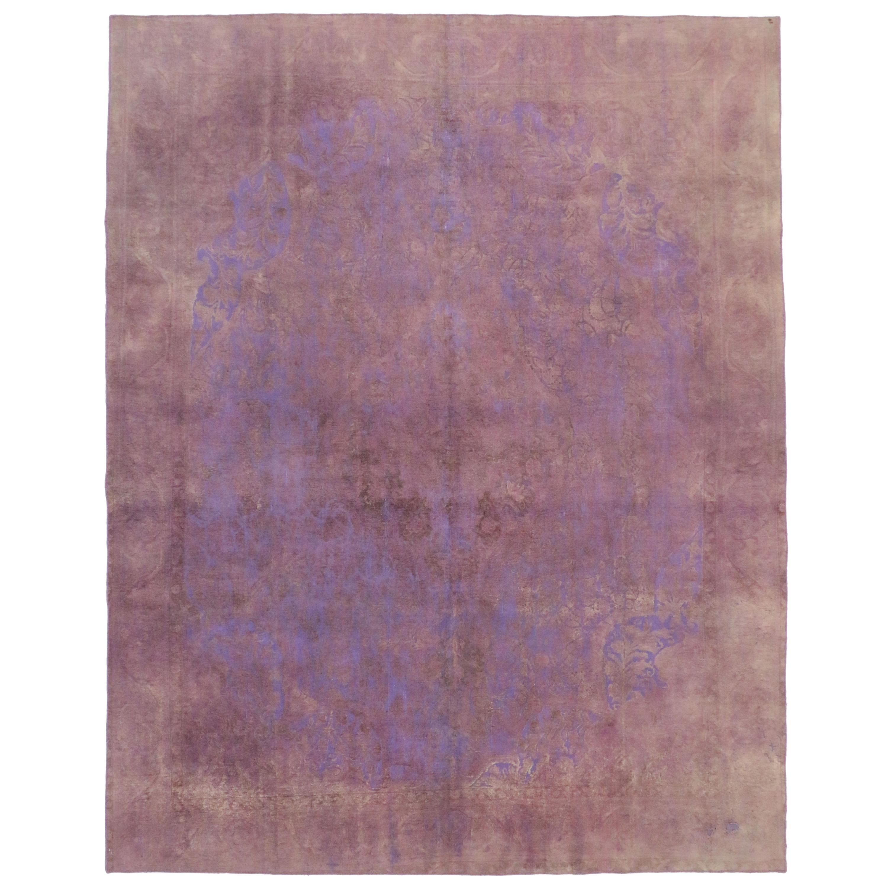 Distressed Antique Turkish Sparta Area Rug with Industrial Machine Age Style at 1stDibs