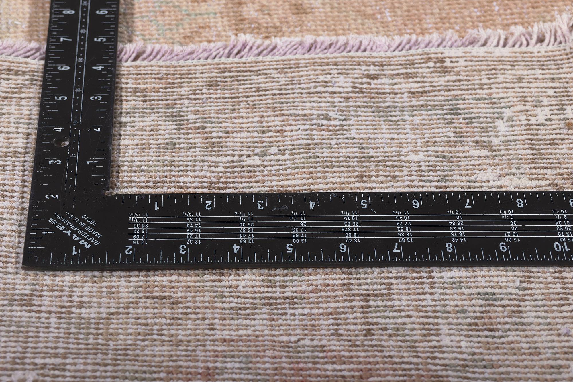 20th Century Distressed Warm Earth-Tone Antique Persian Mahal Rug, 08'04 x 12'03 For Sale