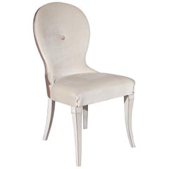Distressed White Chair