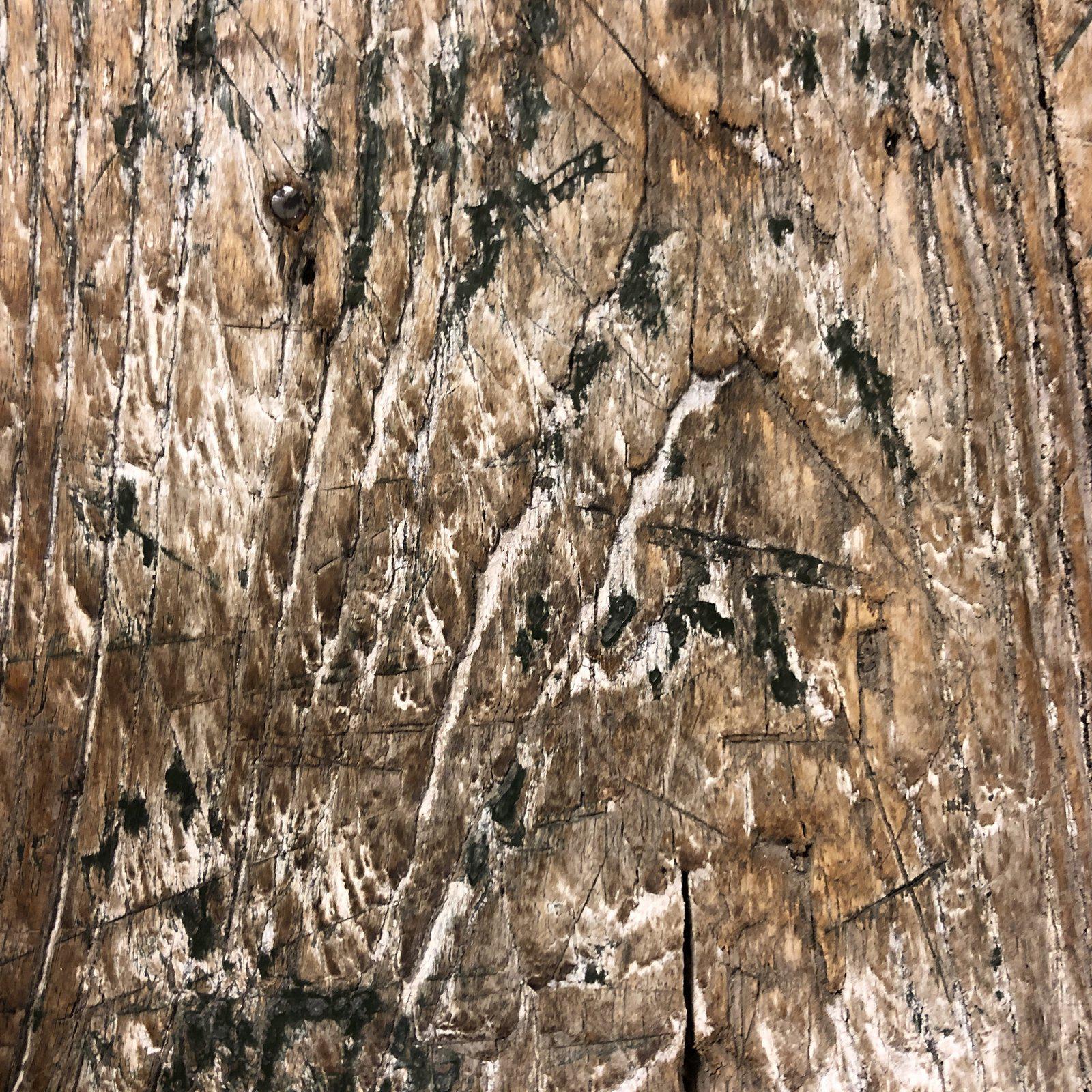 Distressed Wood Asian Bench For Sale 1