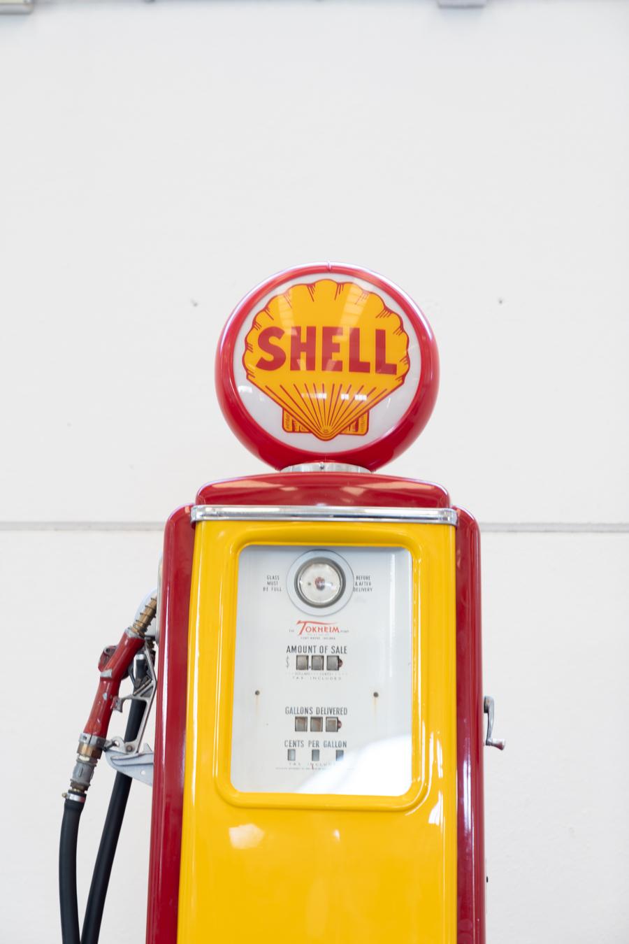 Distributore benzina SHELL americano anni 50/60 4