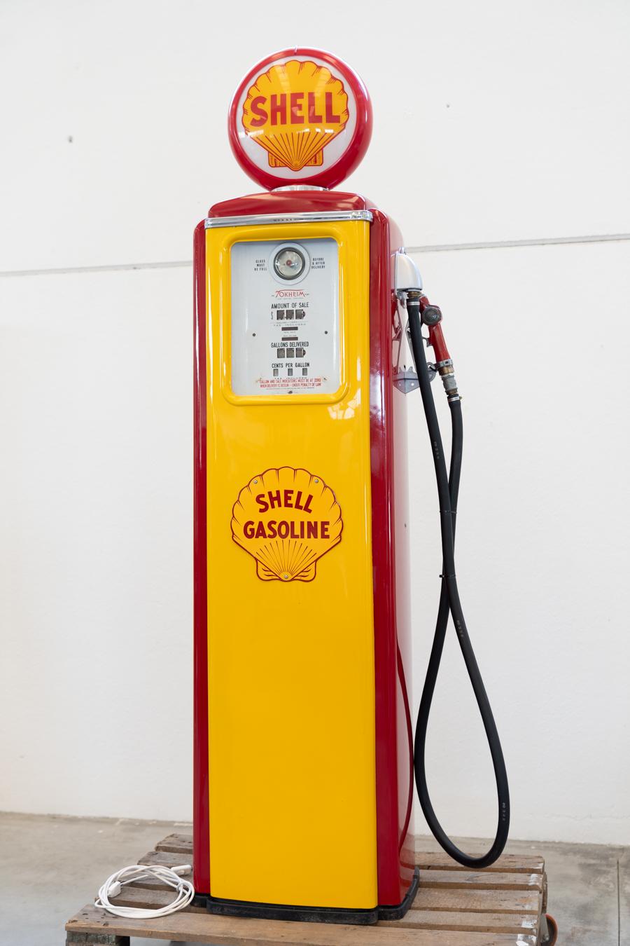 Distributore benzina SHELL americano anni 50/60 5