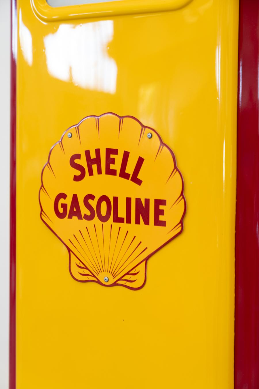 Distributore benzina SHELL americano anni 50/60 6