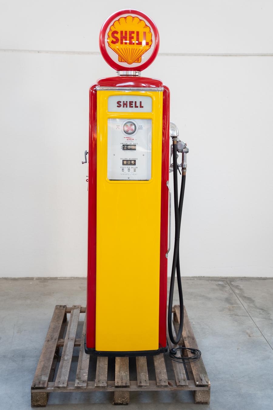 Distributore benzina SHELL americano anni 50/60 For Sale 9