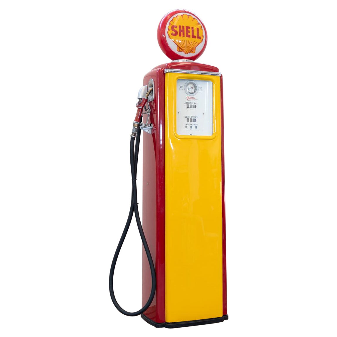 50er/60er Jahre amerikanische SHELL-Tankstelle
