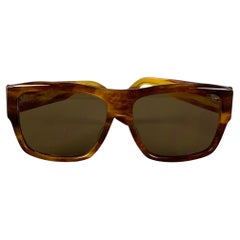 DITA Lunettes de soleil Insider en acétate tortoise marron