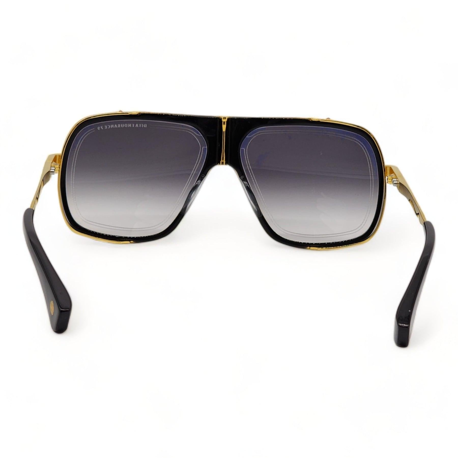 Dita Endurance 79 Serie Sonnenbrille Schwarz in Gold im Zustand „Hervorragend“ im Angebot in Los Angeles, CA