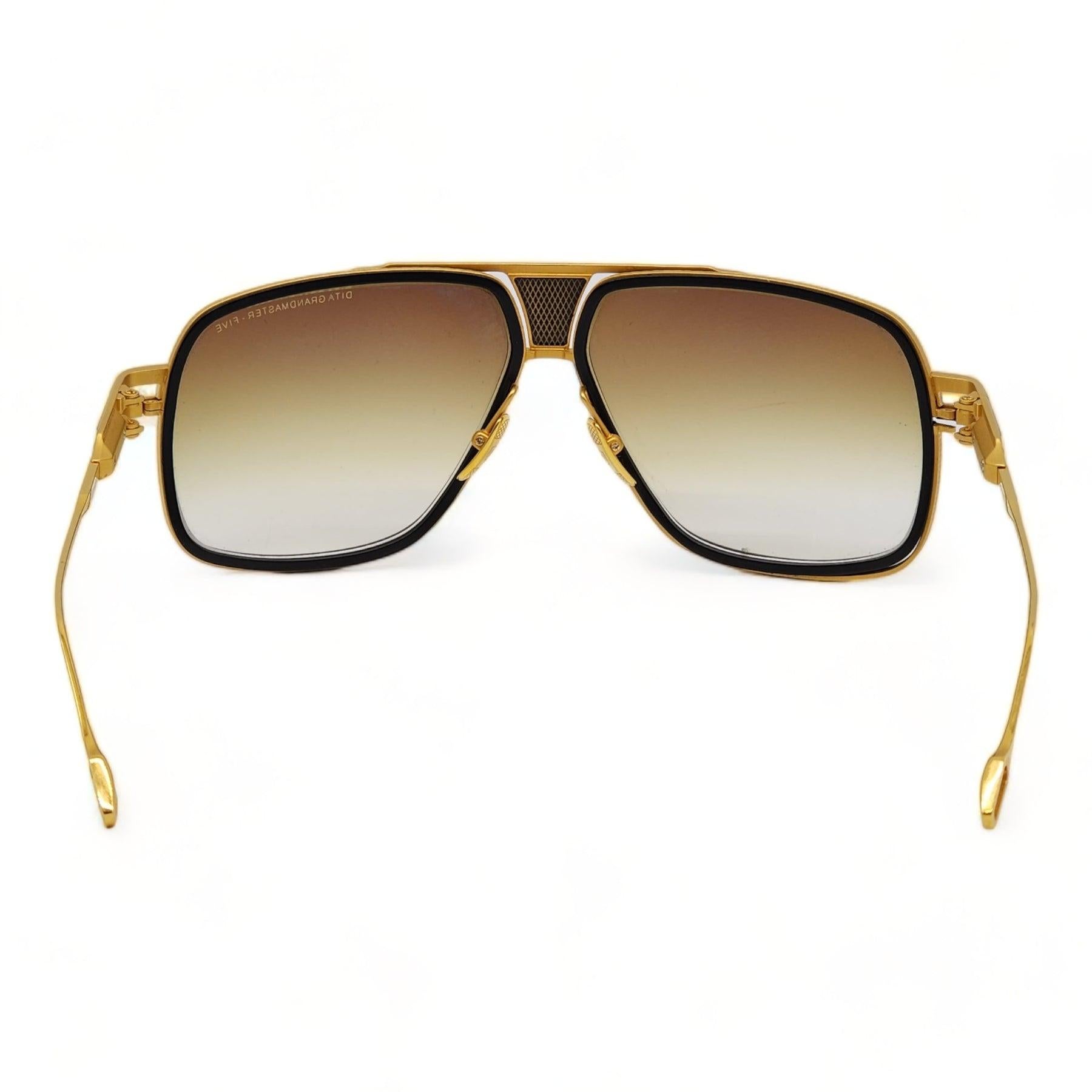Beige Dita Grandmaster Five Sunglasses For Sale