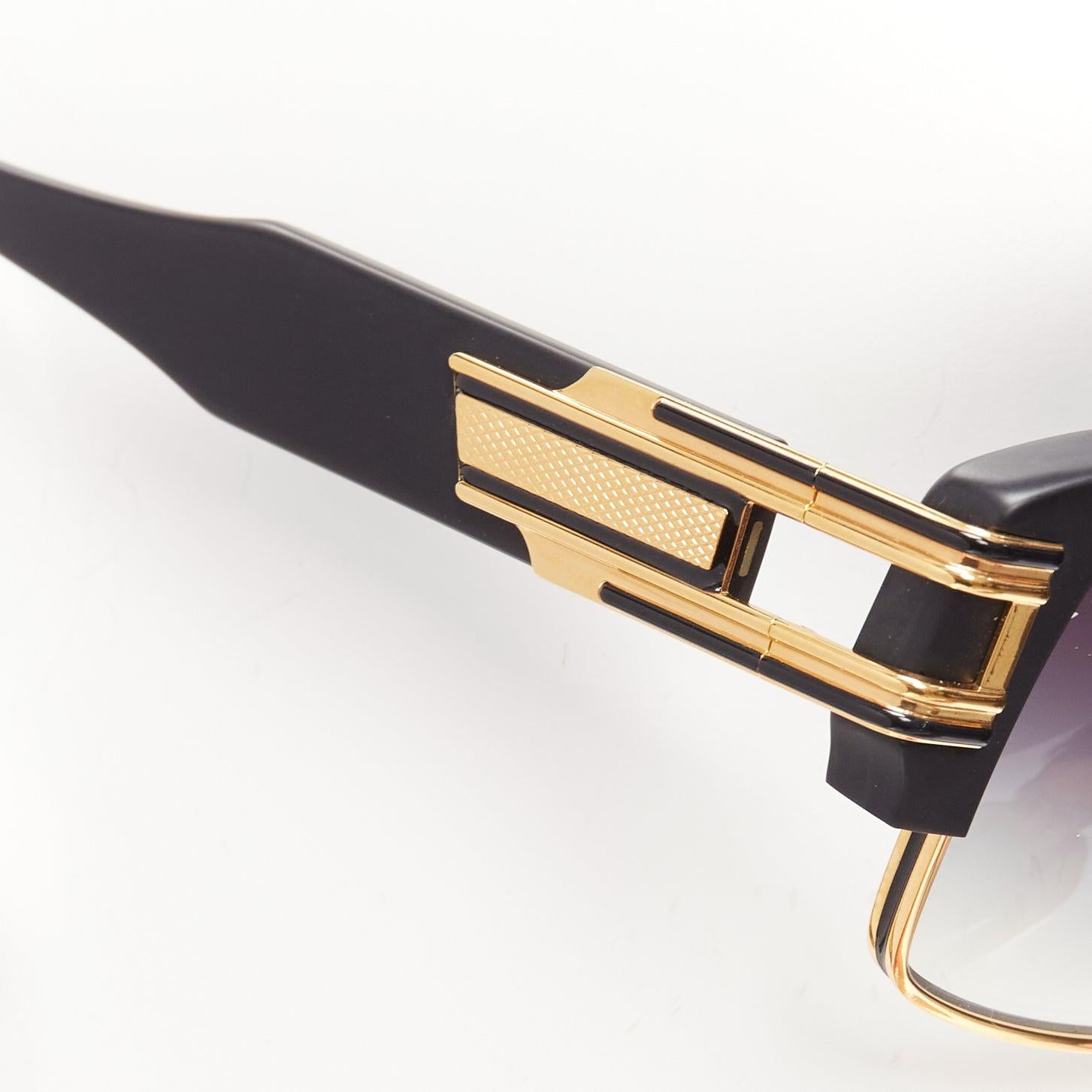 DITA Grandmaster Four DRX2060B black gold matte shield sunglasses 2