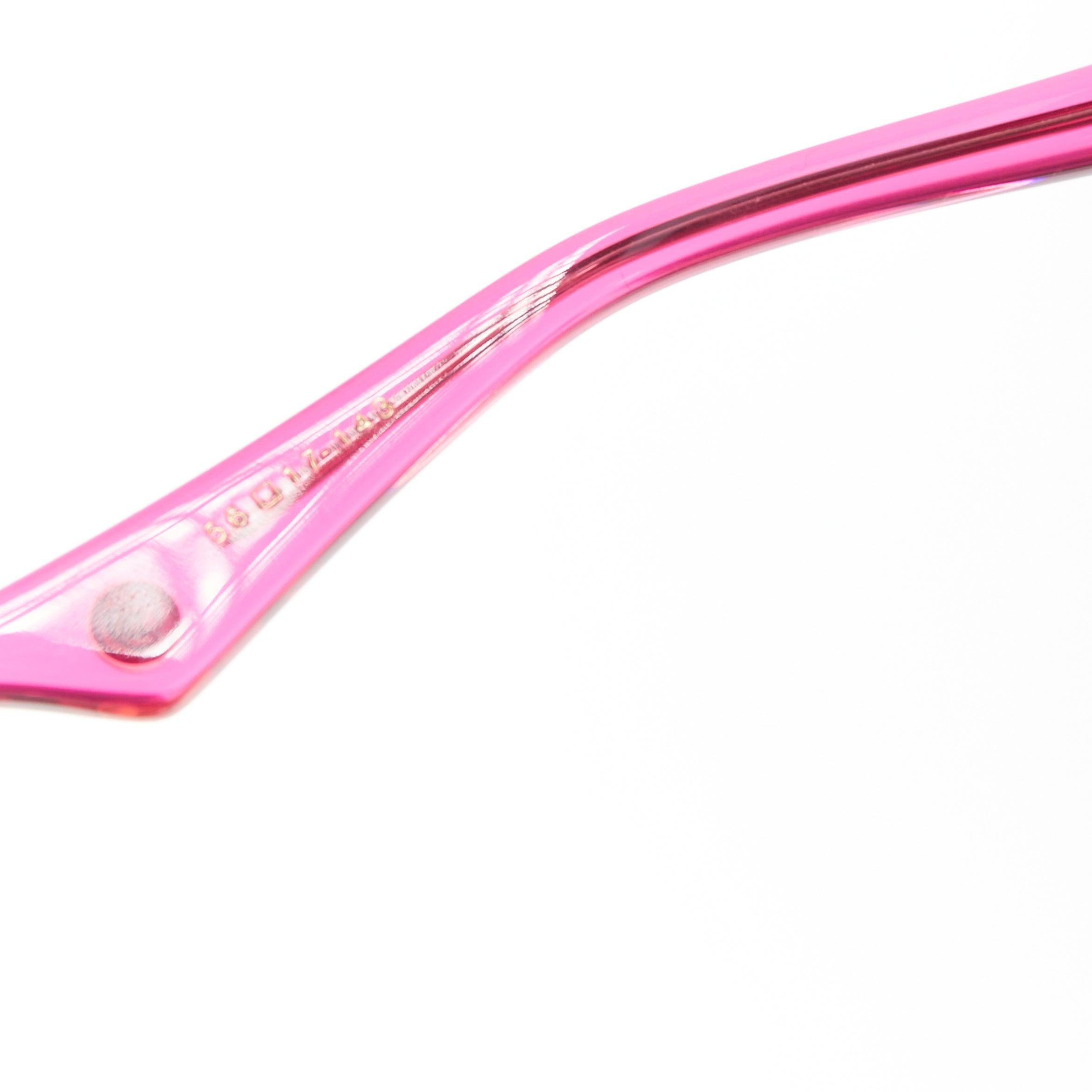 DITA Magnifique pink acetate cateye vintage glam sunglasses For Sale 5