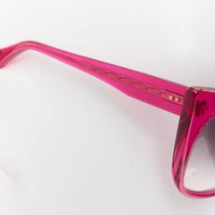 DITA Magnifique pink acetate cateye vintage glam sunglasses