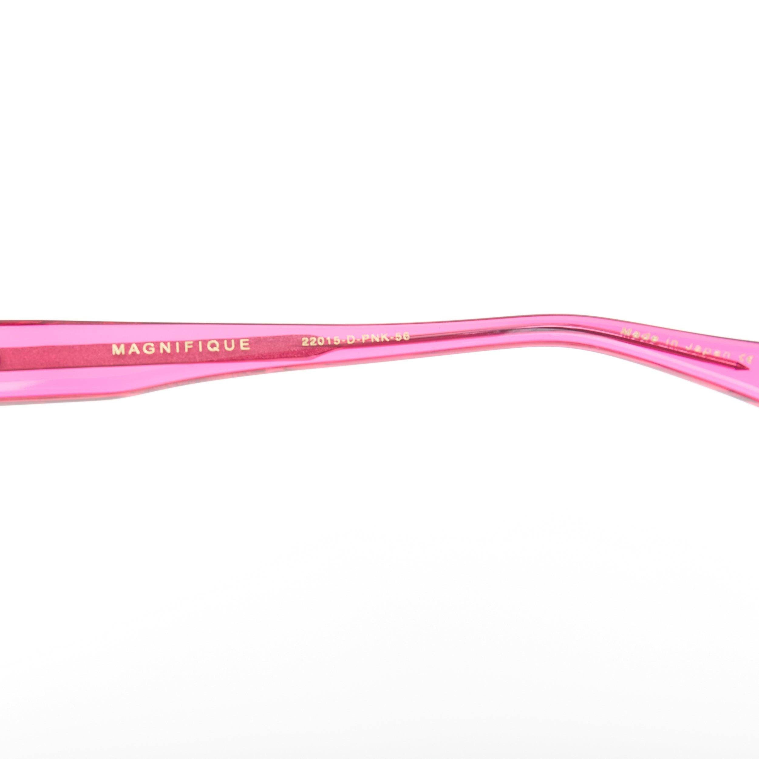 DITA Magnifique pink acetate cateye vintage glam sunglasses For Sale 3