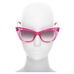 DITA Magnifique pink acetate cateye vintage glam sunglasses