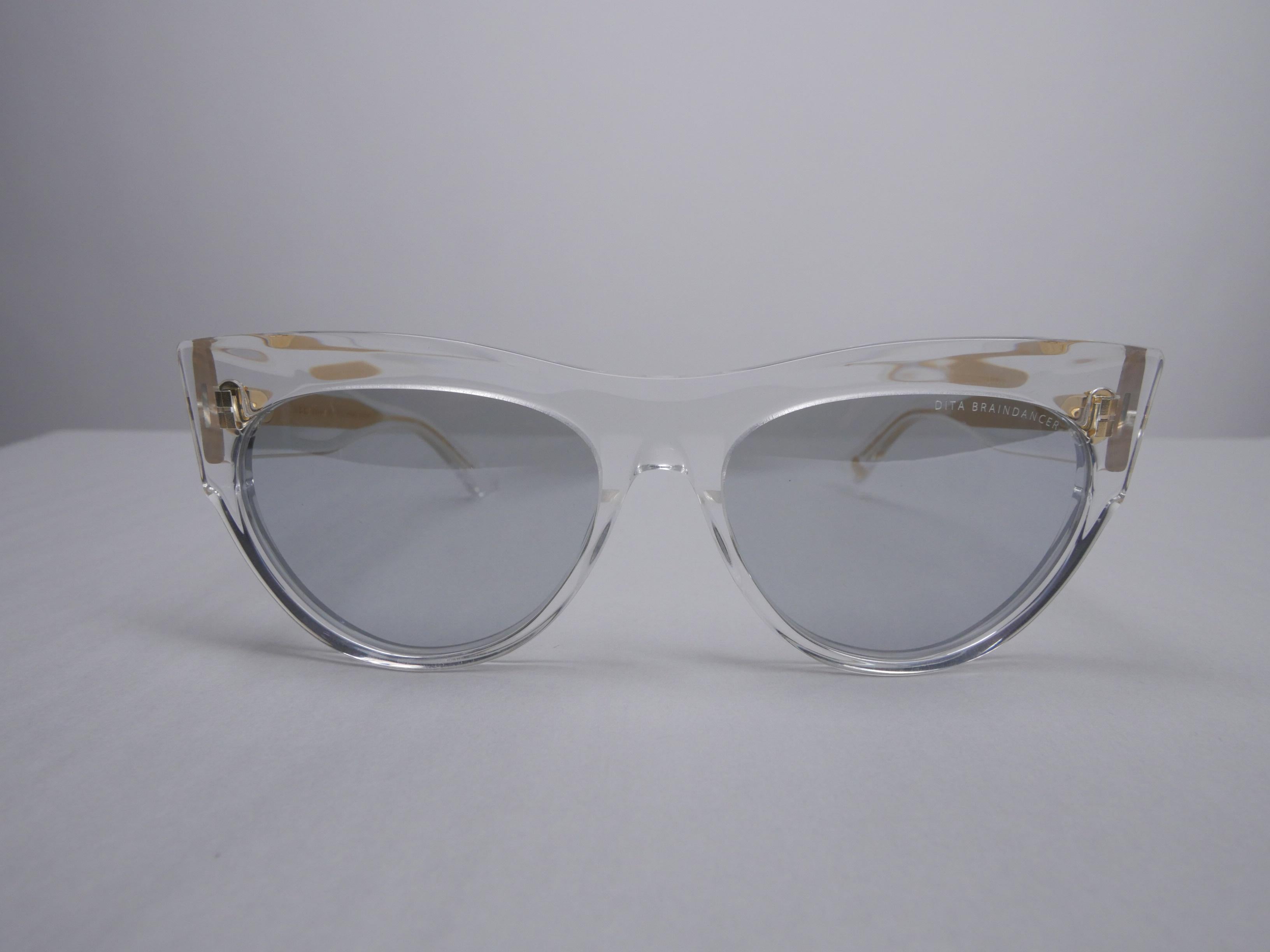 Gray DITA Sunglasses Braindancer Crystal Clear