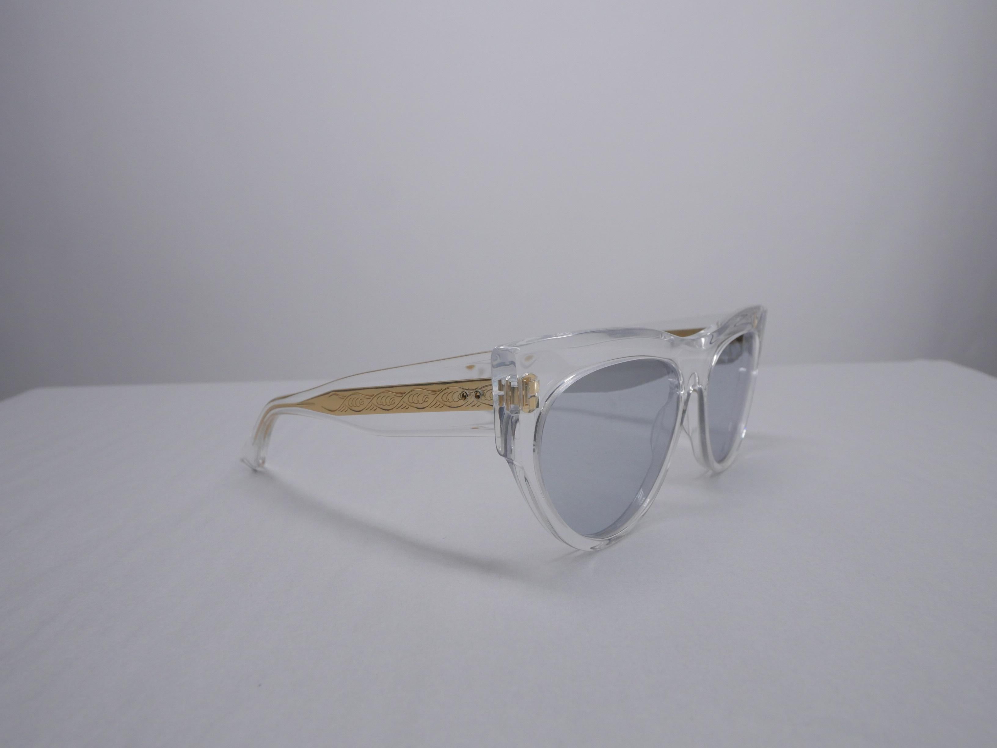 DITA Sunglasses Braindancer Crystal Clear In New Condition In Bridgehampton, NY