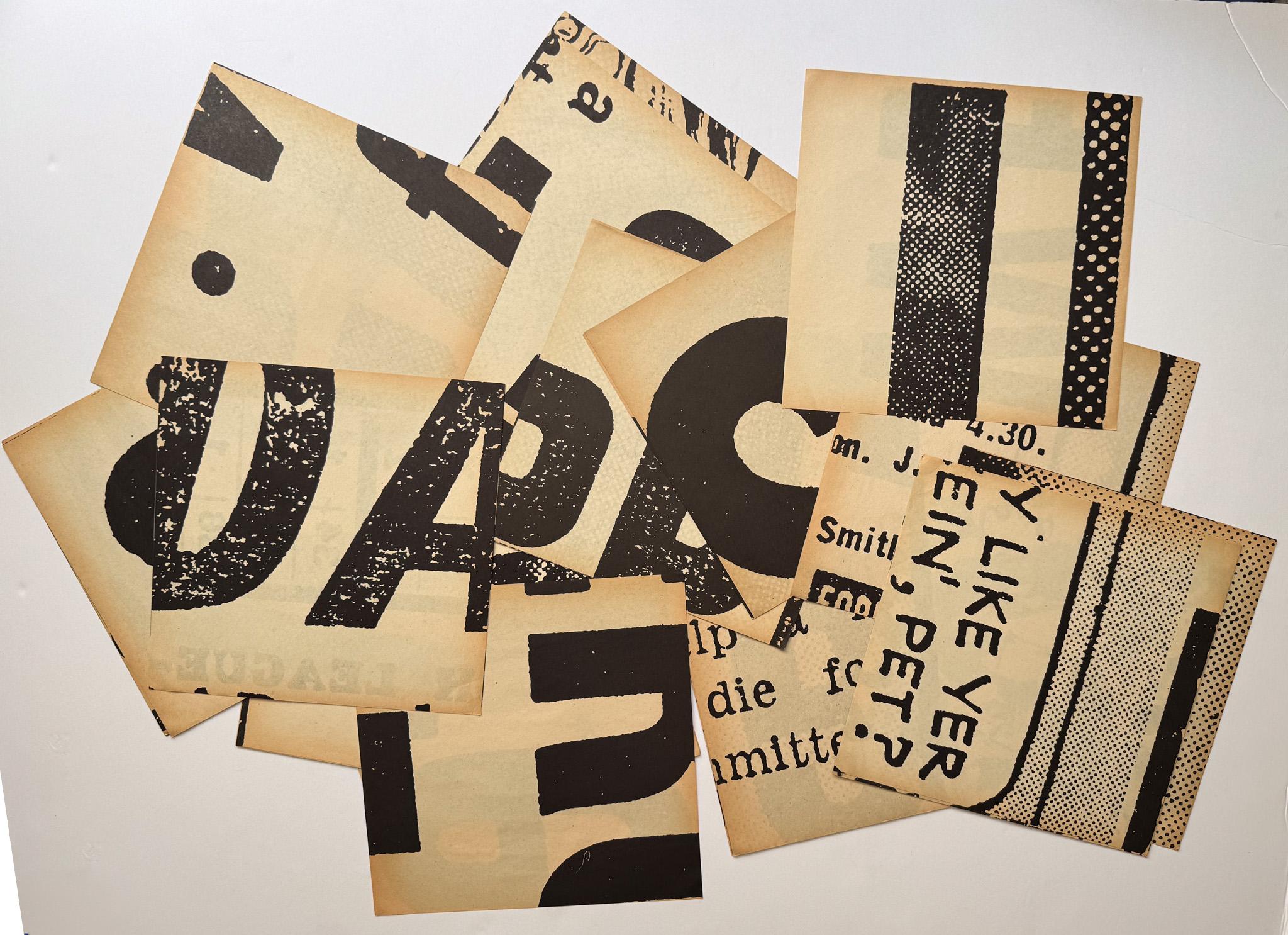 Diter Rot [Dieter Roth]: Daily Mirror Quadrat Print In Good Condition For Sale In New York, NY