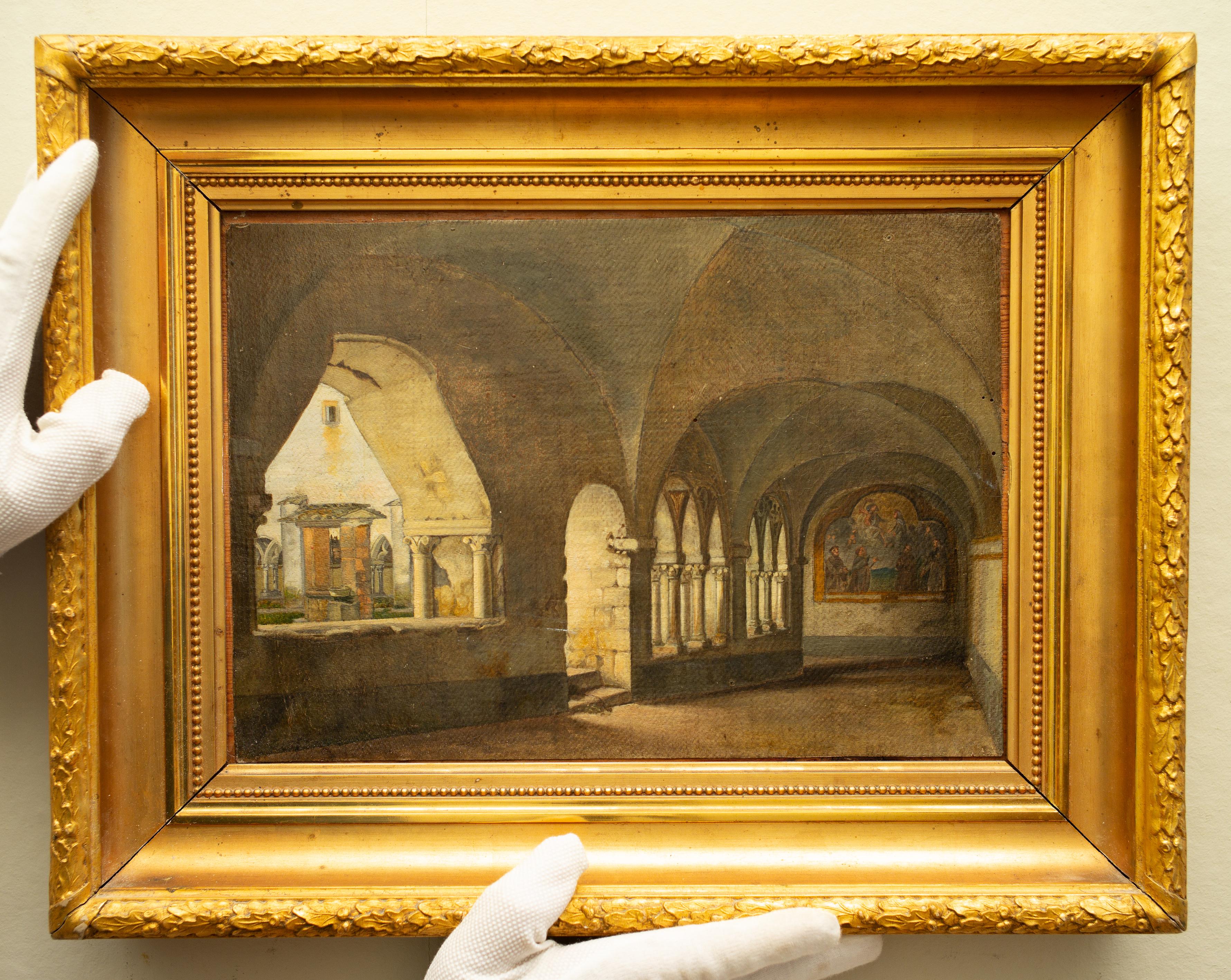 Cloister von Santa Maria del Paradiso, Viterbo. Ditlev Martens zugeschrieben 2