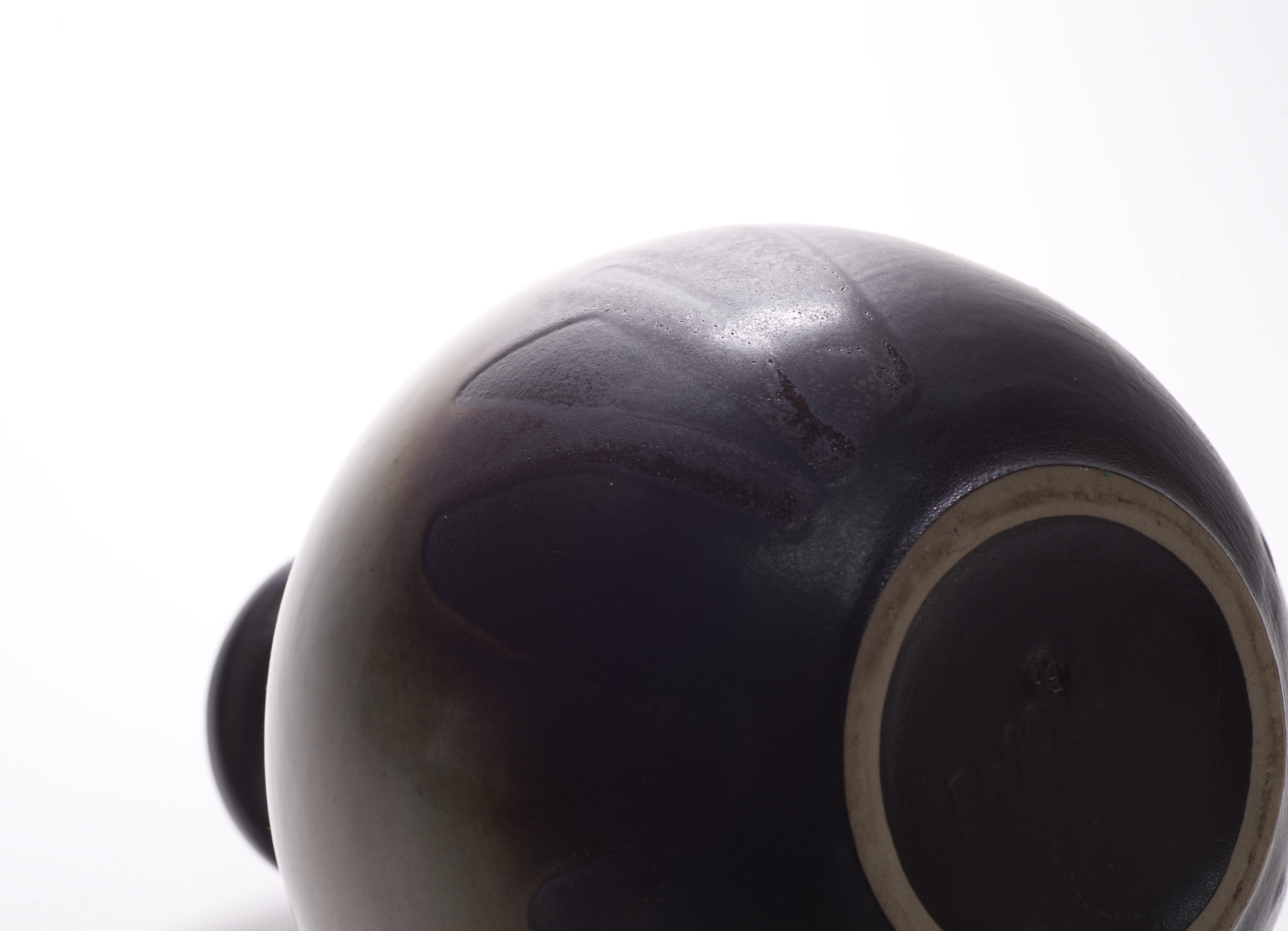 Ditmar Urbach Drip Glaze Brussels Style Vase, Czechoslovakia 1960s For Sale 2